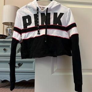 PINK cropped hoodie